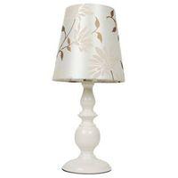 Cream Floral Table Lamp