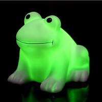Creative Color-Changing Colorful Happy Frog LED Night Light