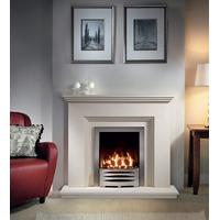 cranbourne jurastone fireplace with gas fire