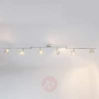 Cream-coloured Halena ceiling light, 6-bulb