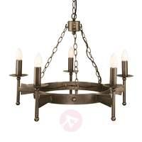 Cromwell Hanging Light Medieval Five Bulbs