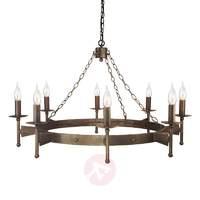 cromwell chandelier medieval eight bulbs