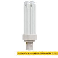 Crompton 10W G24d-1 2 Pin D Type Fluorescent Energy Saving Bulb