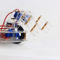 Crab Kingdom 4 DOF Three-dimensional Rotating Mechanical Arm 99 Robot DIY Teaching Kit structure