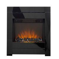 Cristal Black LED Electric Fire