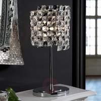 Crystal table lamp Satén with K9 crystals