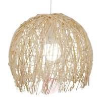 creatively woven hanging light struwel natural