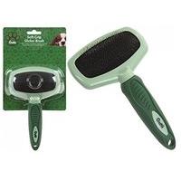 crufts soft grip dog pet slicker brush for a healthy shiny coat helps  ...