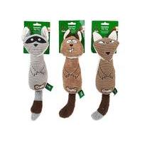 Crufts Corduroy Animal Dog Toys Assorted Designs