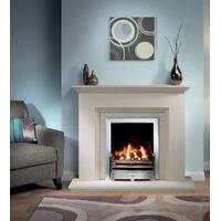 Cranbourne Limestone Fireplace Package With Gas Fire