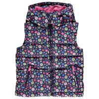 crafted aop gilet child girls