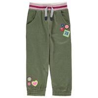 crafted badge fashion joggers child girls