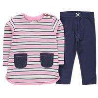 Crafted Crafted Big Stripe Tunic Set Childrens