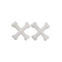 crossbone hair slides size one size