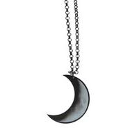 crescent moon necklace