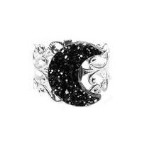 crescent moon ring size one size