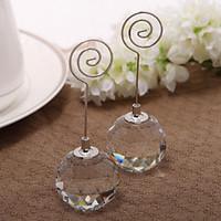 Crystal Iron Place Card Holders Standing Style PVC Bag