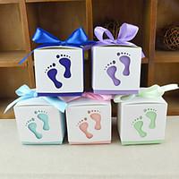 Creative Hollowed-Out Baby Feet Candy Box (Set of 12) Tile Delivery