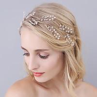 Crystal Wheat Headpiece-Wedding Special Occasion Headbands 1 Piece By Hand 2017