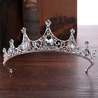 Crystal Alloy Headpiece-Wedding Tiaras 1 Piece