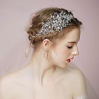 crystal twigs headpiece wedding special occasion tiaras headbands 1 pi ...