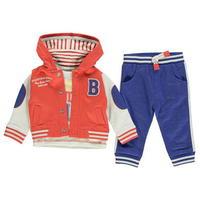 Crafted Three Piece Jacket Set Baby Boys