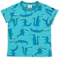 Crocodile Baby T-shirt - Turquoise quality kids boys girls