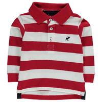 crafted long sleeve pique polo infant boys