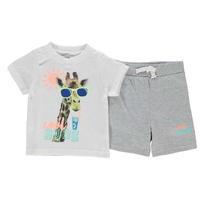 Crafted T Shirt and Shorts Set Baby Boys