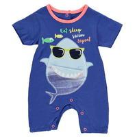 Crafted Seaside Romper Baby Boys