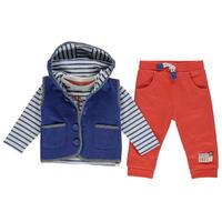 Crafted Three Piece Jacket Set Baby Boys