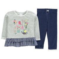 Crafted 2 Piece Frill Set Infant Girls