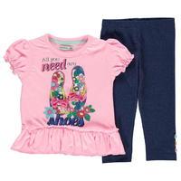 Crafted Jersey Top and Leggings Set Infant Girls