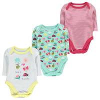 Crafted 3 Pack Romper Suits Baby Girls