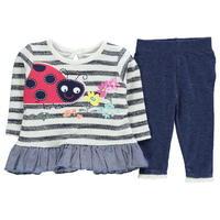 crafted ladybird set baby girls