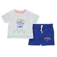 Crafted 2 Piece T Shirt Set Baby Boys
