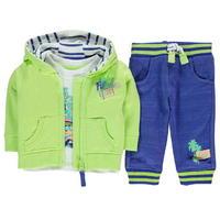 crafted 3 piece aloha tracksuit set baby boys