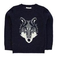 Crafted Wolf Knit Jumper Child Boys