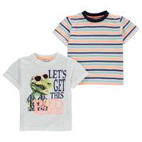 Crafted 2 Pack T Shirts Child Boys
