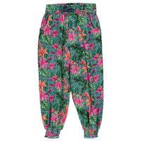 Crafted All Over Print Harem Trousers Child Girls