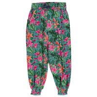 crafted all over print harem trousers child girls