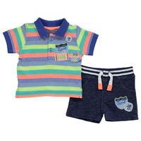 Crafted T Shirt and Shorts Set Infant Boys