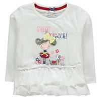 Crafted Asymmetrical T Shirt Infant Girls