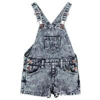 Crafted Dungaree Shorts Child Girls