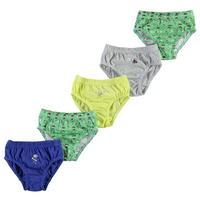 Crafted 5 Pack Briefs Child Boys