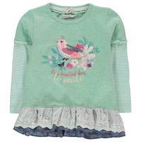 crafted bird frill sweater child girls