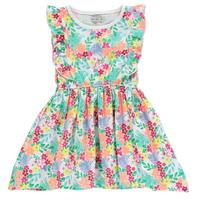 crafted flower jersey dress child girls