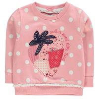 Crafted Strawberry Sweatshirt Infant Girls