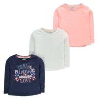 Crafted 3 Pack T Shirts Child Girls