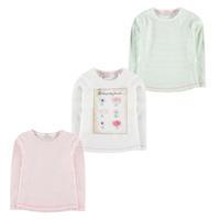 crafted three pack t shirts infant girls